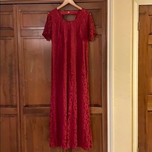 Red Lace Dress